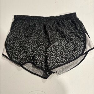 Nike Black Dri-FIT Patterned Running Shorts